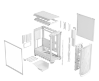 FRACTAL DESIGN Meshify 3 White TG Clear Tint - 1318889 - zdjęcie 8